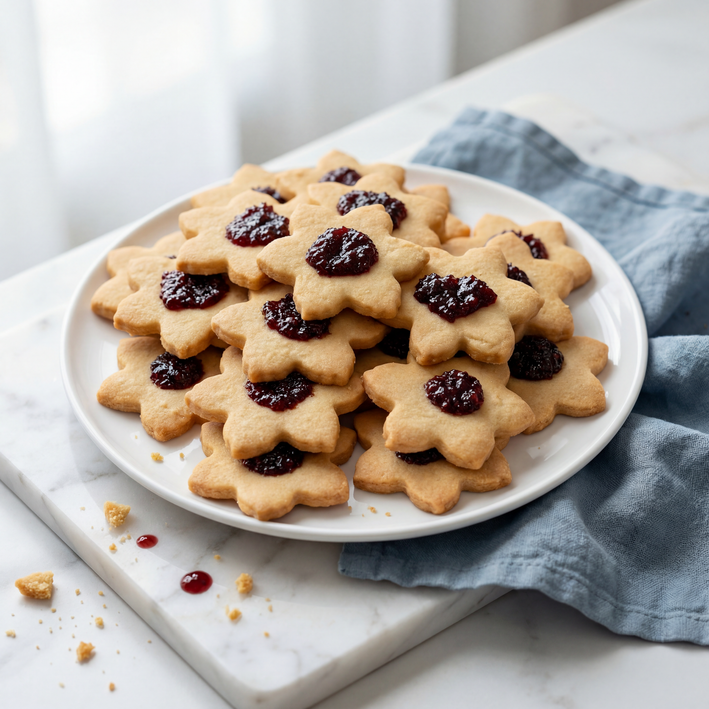 Ciasteczka Kruche z Marmoladą