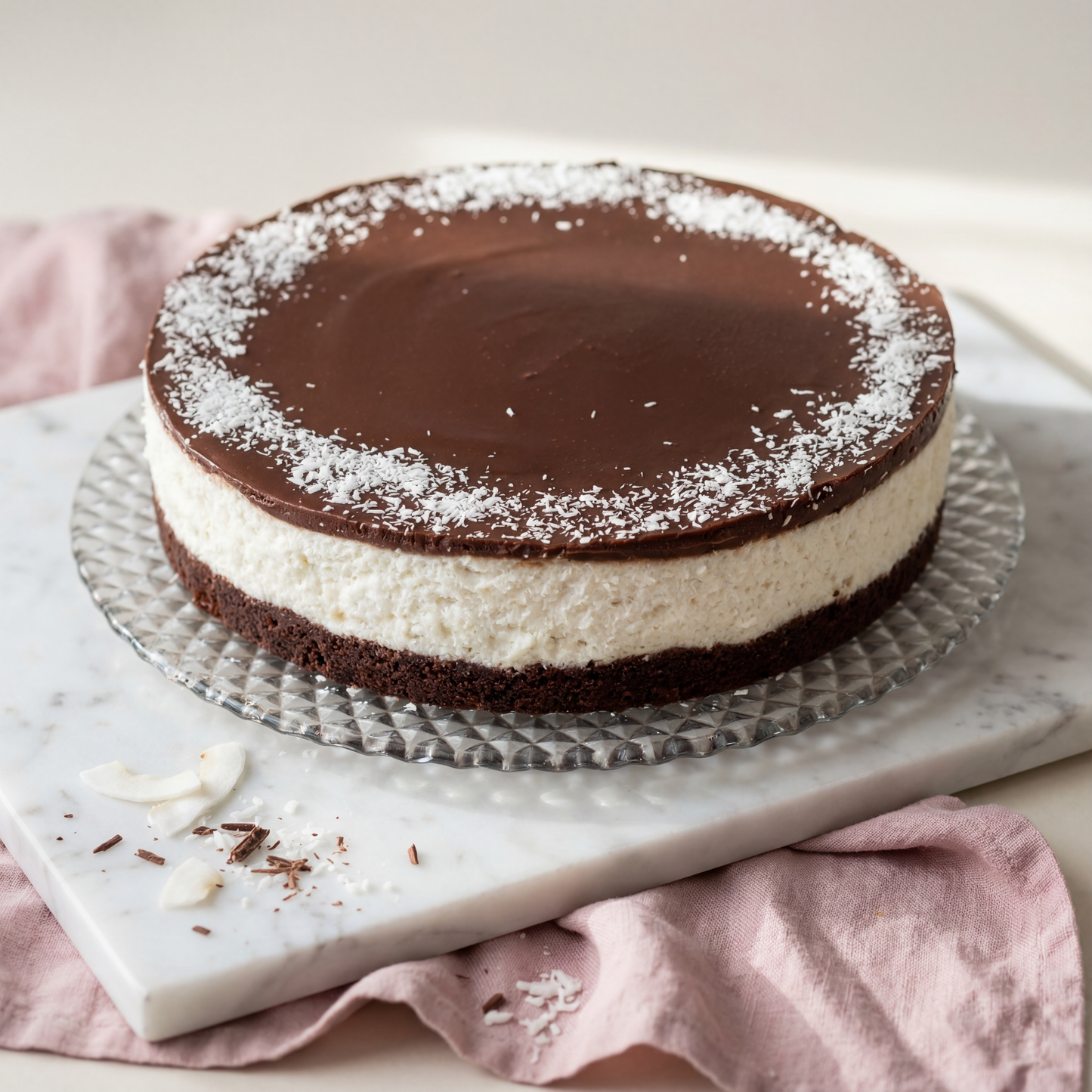 Ciasto Kokos-Czekolada