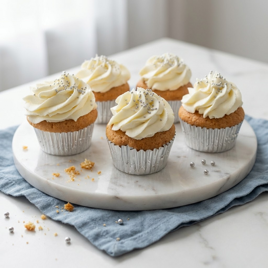 Muffinki waniliowe z mango